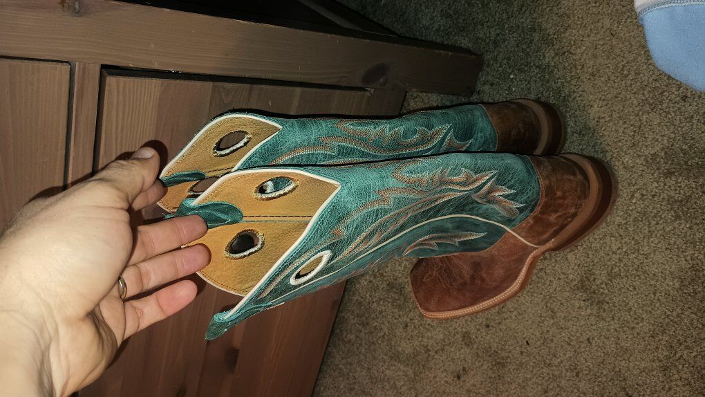 Justin Women's Bent Rail BR320 Cowboy Boots Size