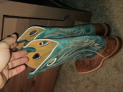 Justin Women's Bent Rail BR320 Cowboy Boots Size