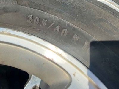 Set of 4 Used 205/60R16 Tires on Silver Alloy Wheels 5x114.3 acura wheels
