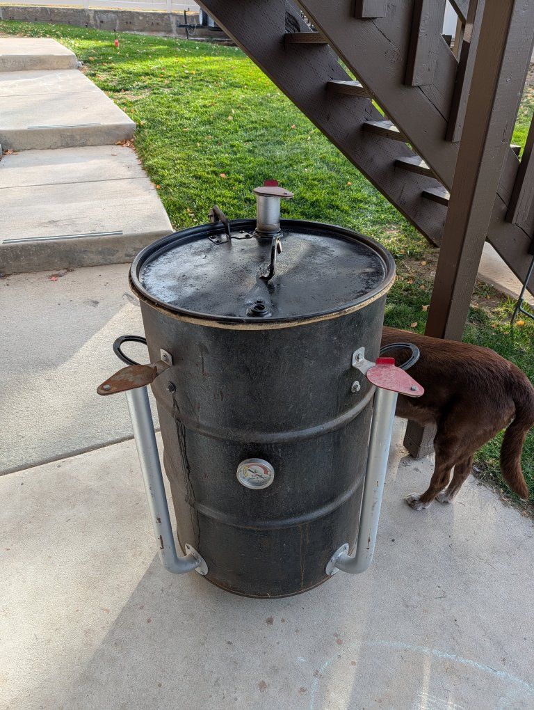 barrel drum smoker