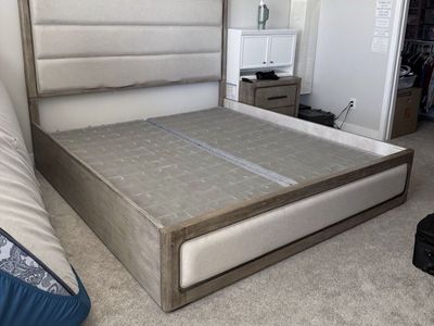 King size Bed set, dresser and night stand