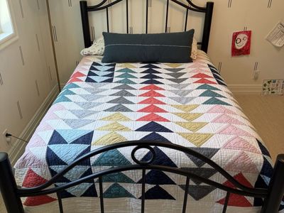 Black Metal Full Bed Frame