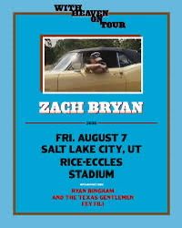 2 Zach Bryan Concert Tickets - Rice-Eccles Stadium Salt Lake City UT - Aug 7