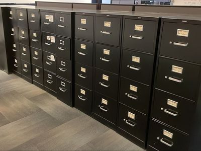file cabinets
