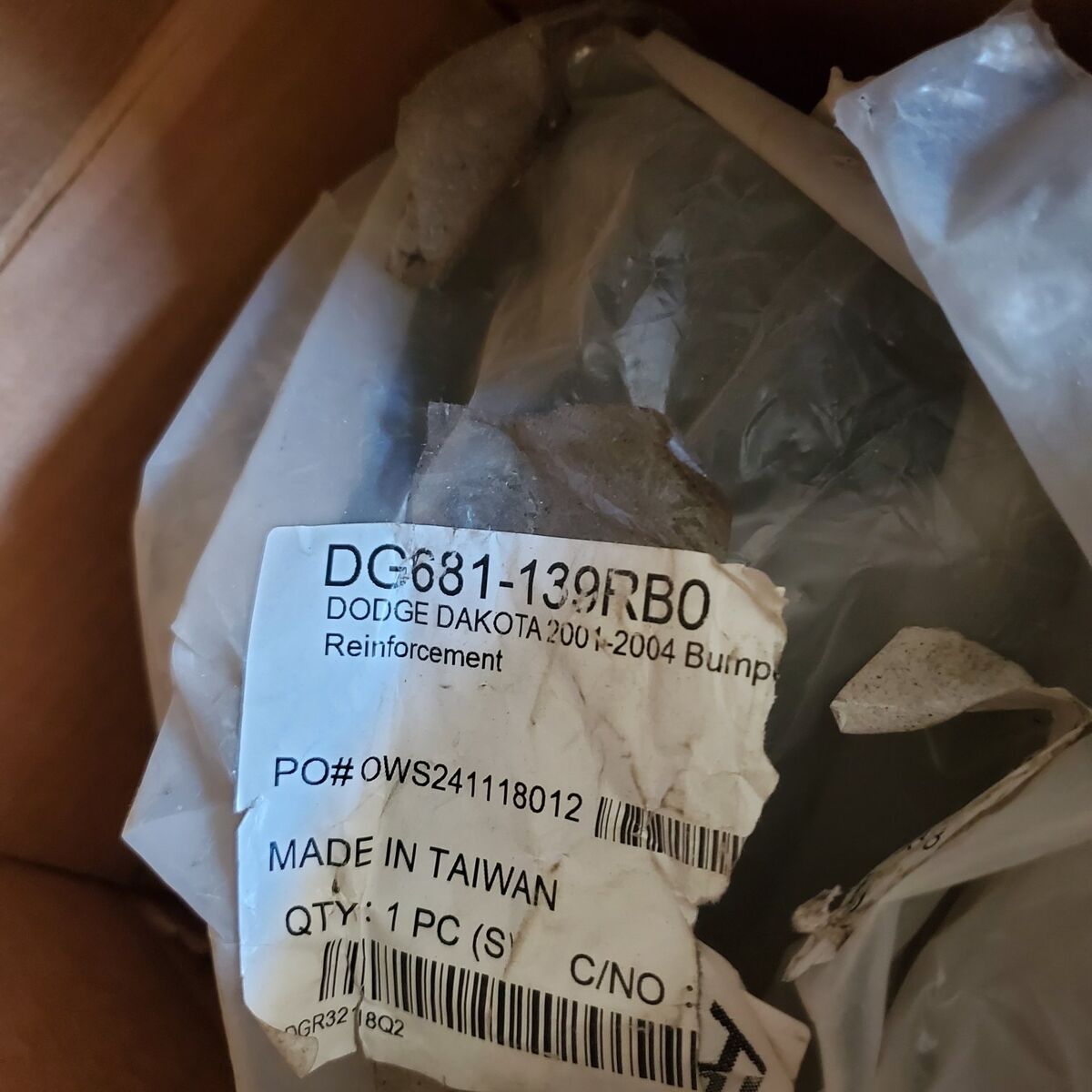 Dodge Dakota TA 2001-2004 bumper