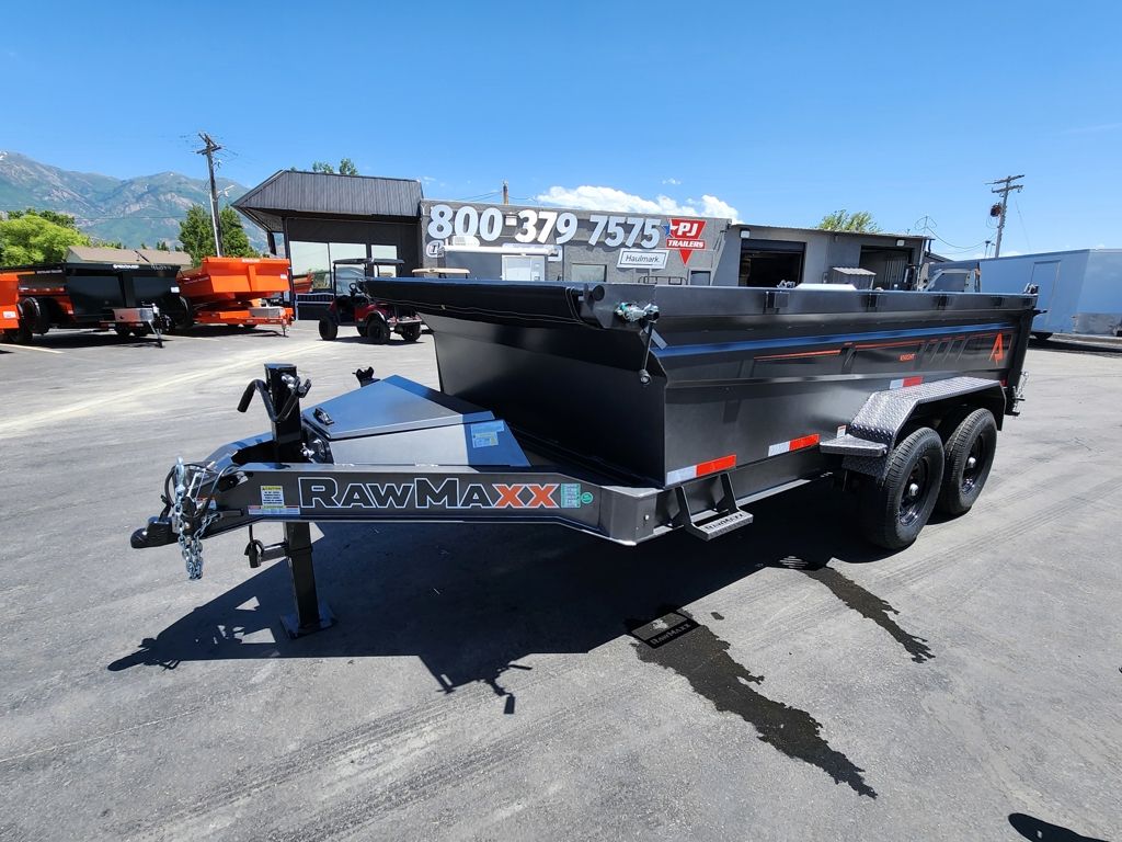 2026 RawMaxx 7X14 GDX KNIGHT Dump Trailer