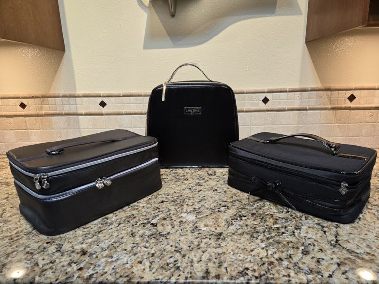 New Lancome Black Toiletry Travel Bag  - Cosmetic Organizer Cases