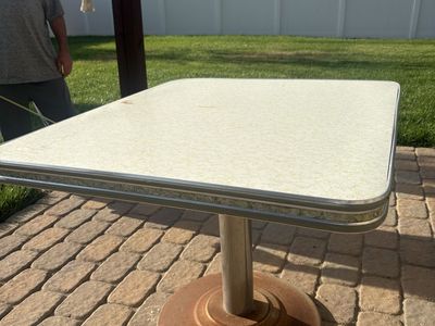 Sturdy patio table
