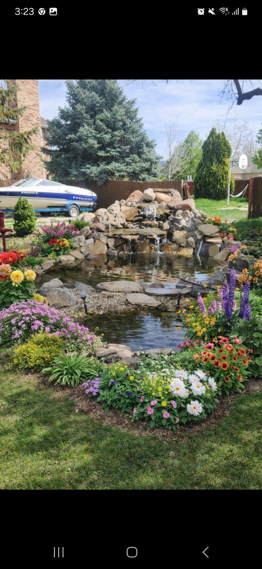 affordable ponds, waterfalls, water features.