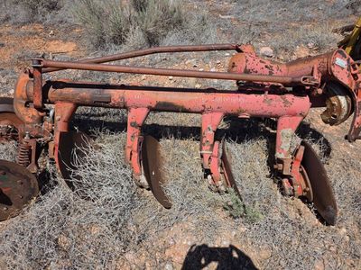 Vintage Massey-Ferguson 56 ditcher plow.
Plow Implement