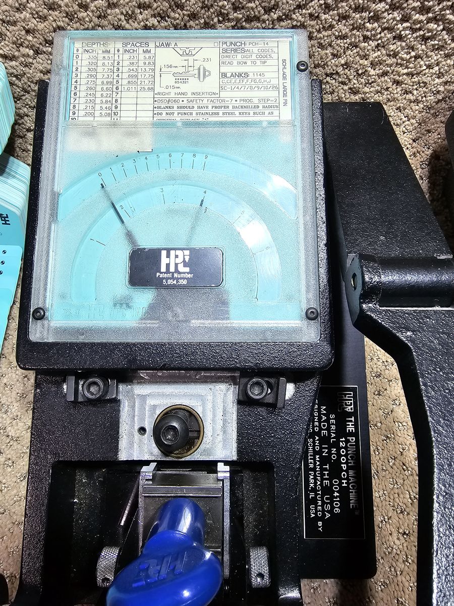 HPC KEY CODE PUNCH MACHINE