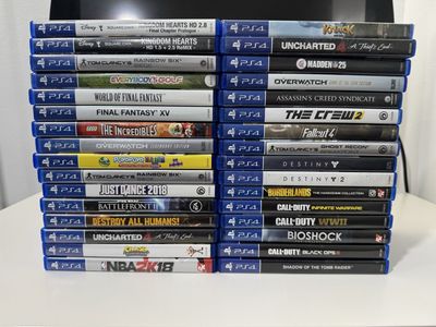 Ps4 / PlayStation 4 Games / Cleaned / $10 Each