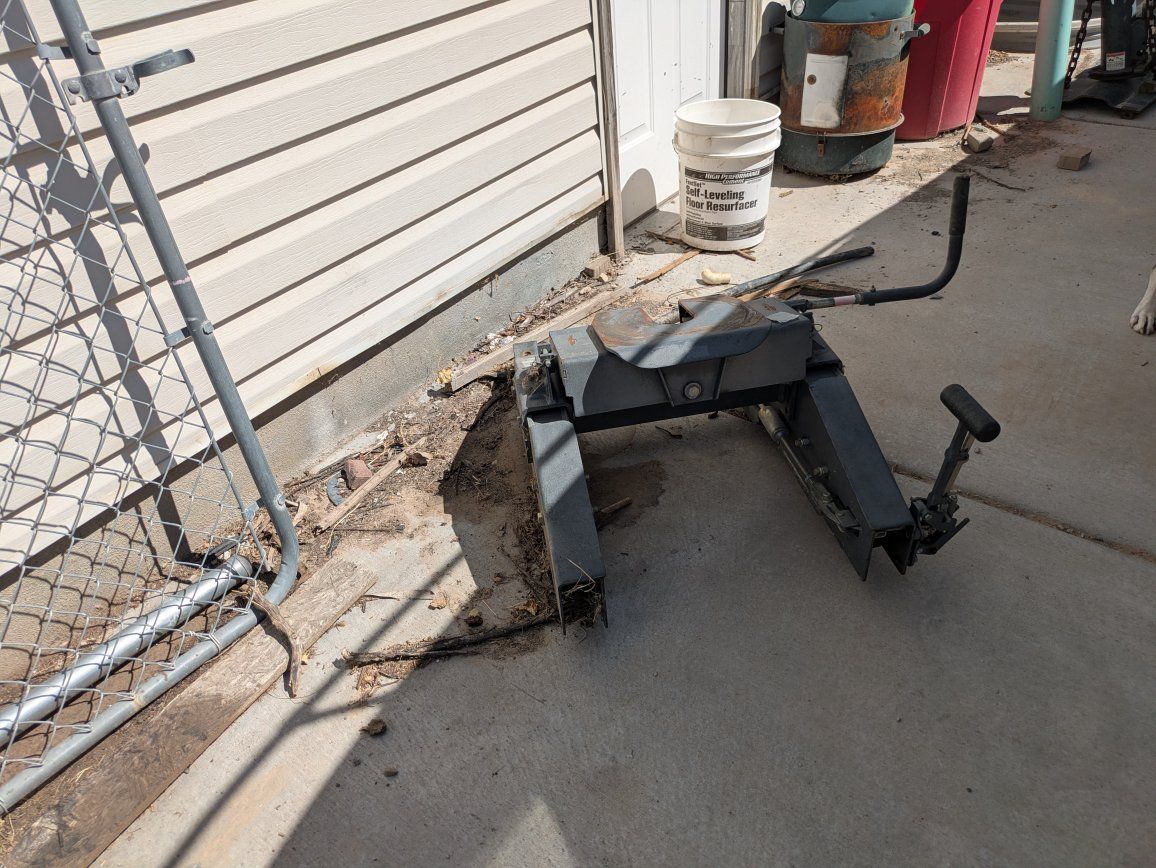 Heavy-Duty 5th Wheel Trailer Hitch Assembly