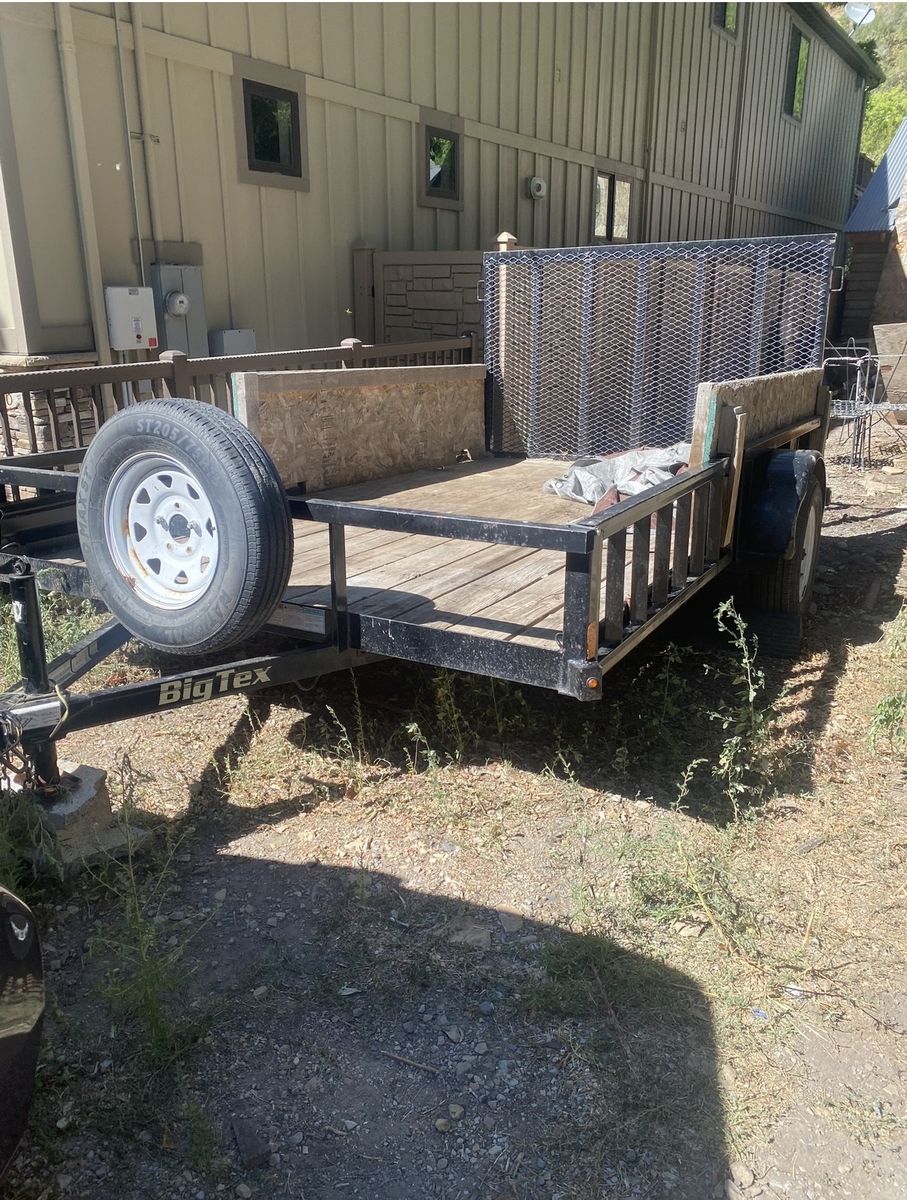 Big Tex 7’ x 12’ utility trailer
