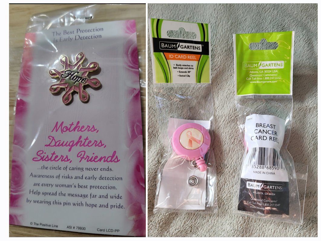 **3 NEW BREAST CANCER AWARENESS ITEMS**
