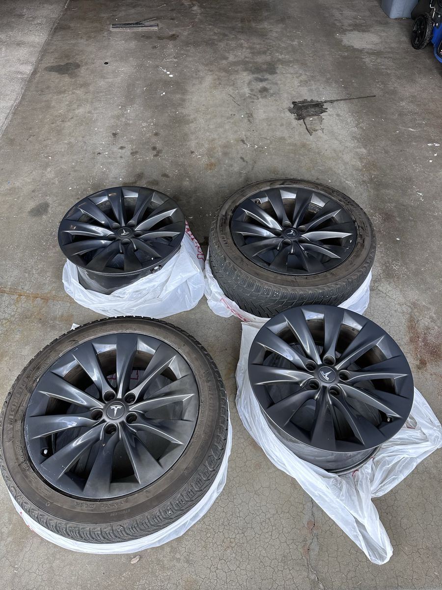 20” Gray Tesla Model X Wheels