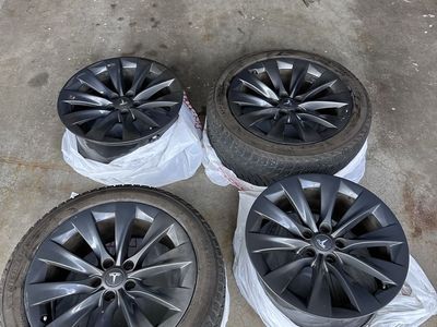 20” Gray Tesla Model X Wheels