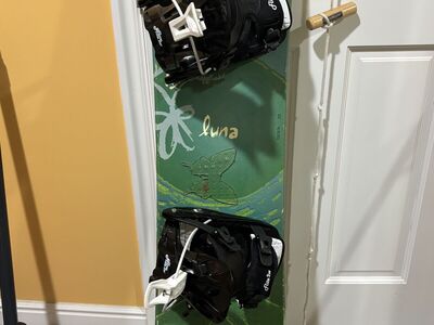 K2 Luna board with bindings and boots