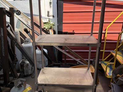 Heavy Duty 3-Tier Aluminum Shelving Unit (36" W x 20" D)