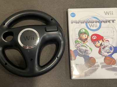 Mario Kart Wii W/Wheel Controller