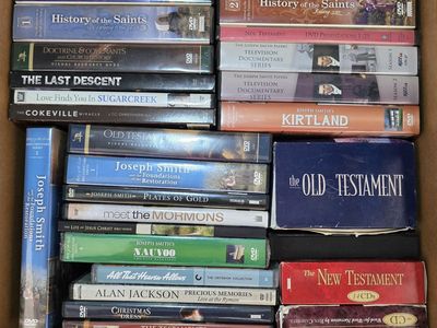 Large Collection of LDS DVDs & CDs: Joseph Smith, Mormon
