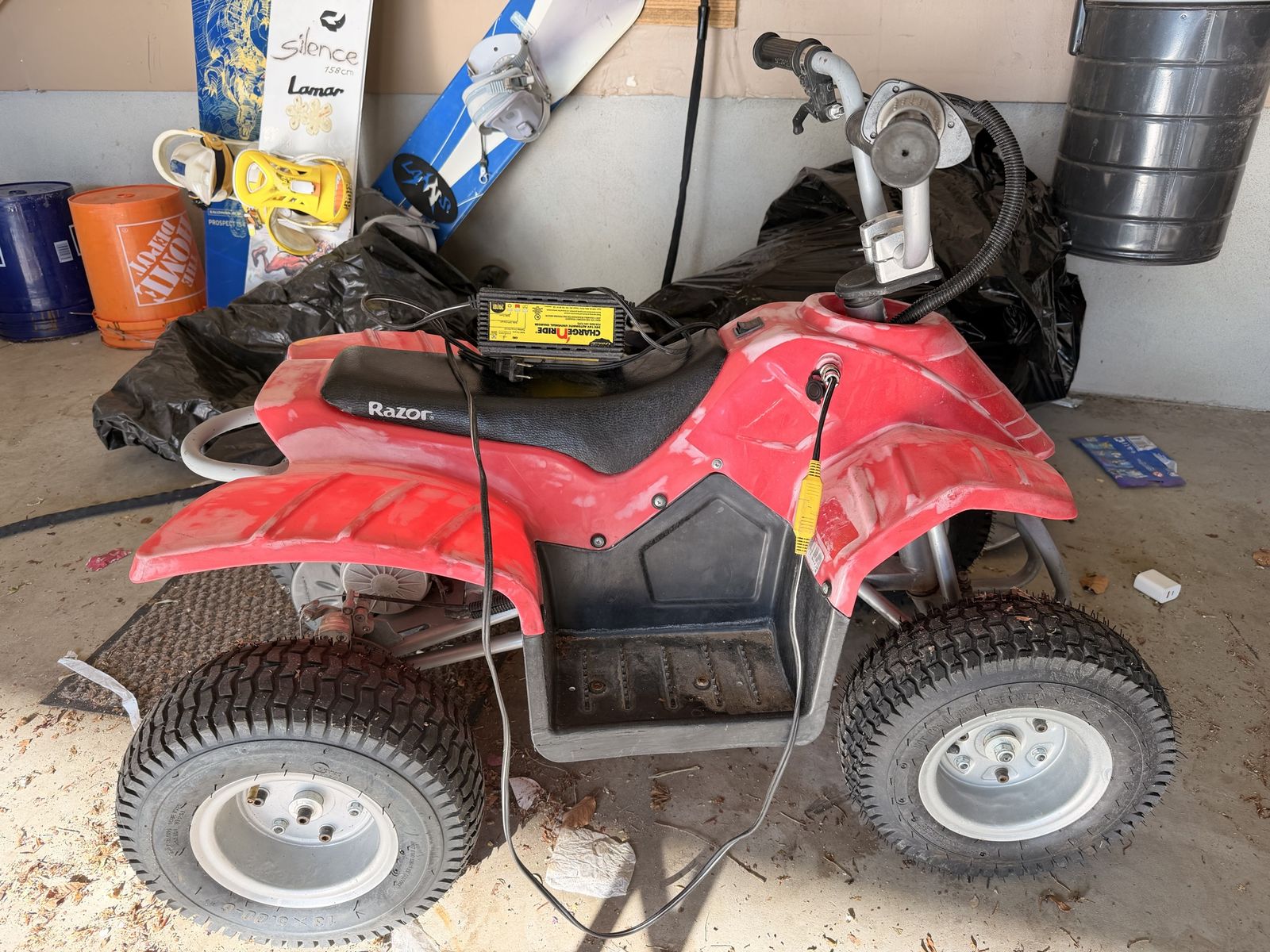 Razor Dirt Quad 500 Electric 24V ATV, Red, Ride-On Toy