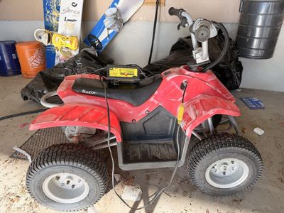 Razor Dirt Quad 500 Electric 24V ATV, Red, Ride-On Toy