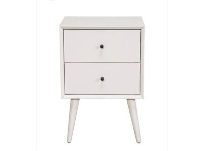 White Nightstands Set of 2 Brand New
