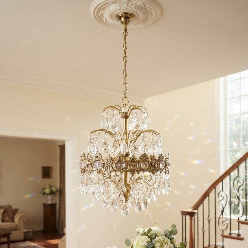 Vintage 1960's Hollywood Regency Chandelier