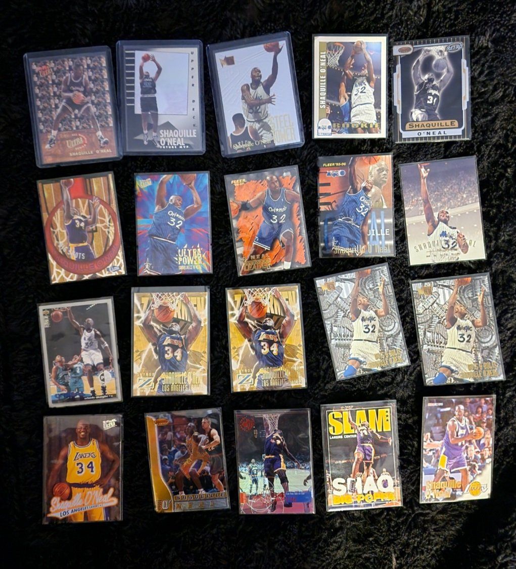 Shaquille o'neal card lot