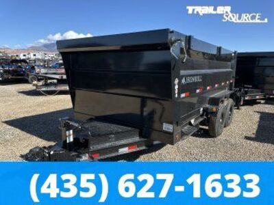 7x14 Iron Bull DTB Dump Trailer - 48" Sides - 15K GVWR