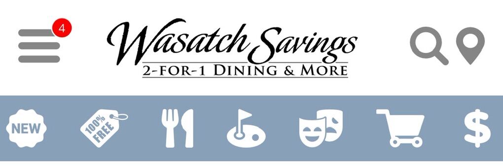New Wasatch Savings book - Buy 1 Get 1 Offers