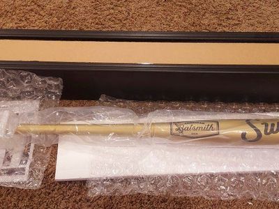 Custom Swig Dirty Sodas Baseball Bat & Display Case