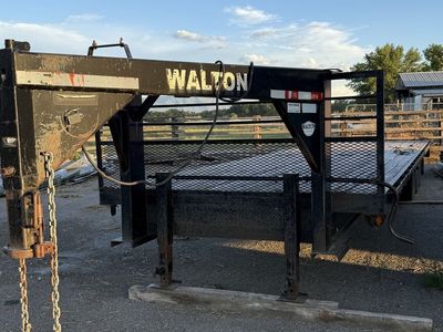 Walton Flatbed Gooseneck Deckover Trailer