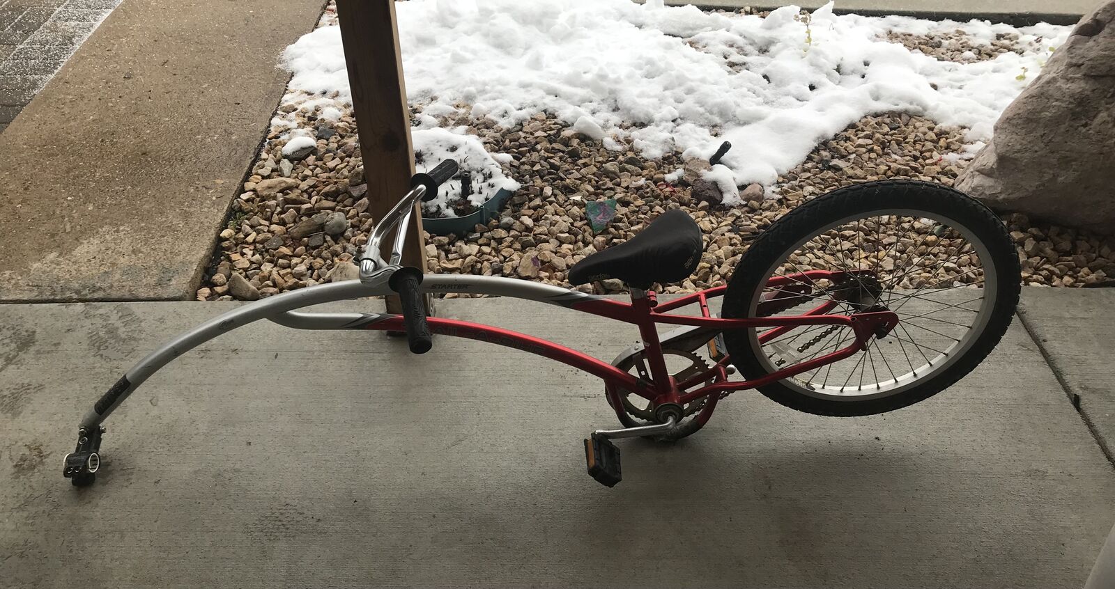 Resistance bike trainer and Co-pilot bike trailer