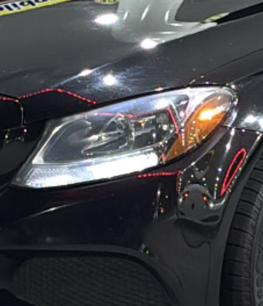 2016 Mercedes Benz headlights