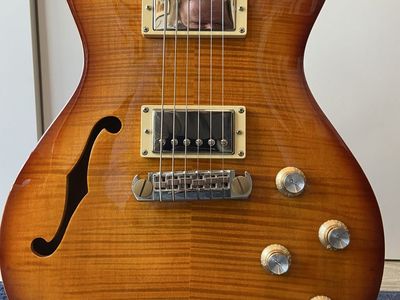 PRS SE Zach Myers Signature Semi-Hollowbody Electric Guitar Tobacco Sunburst