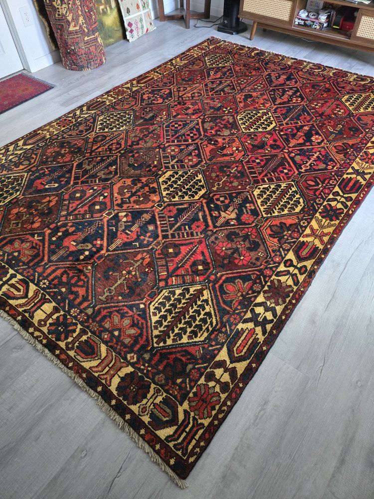 Beautiful Handknotted Wool Rug, 6'10" x 10'3"