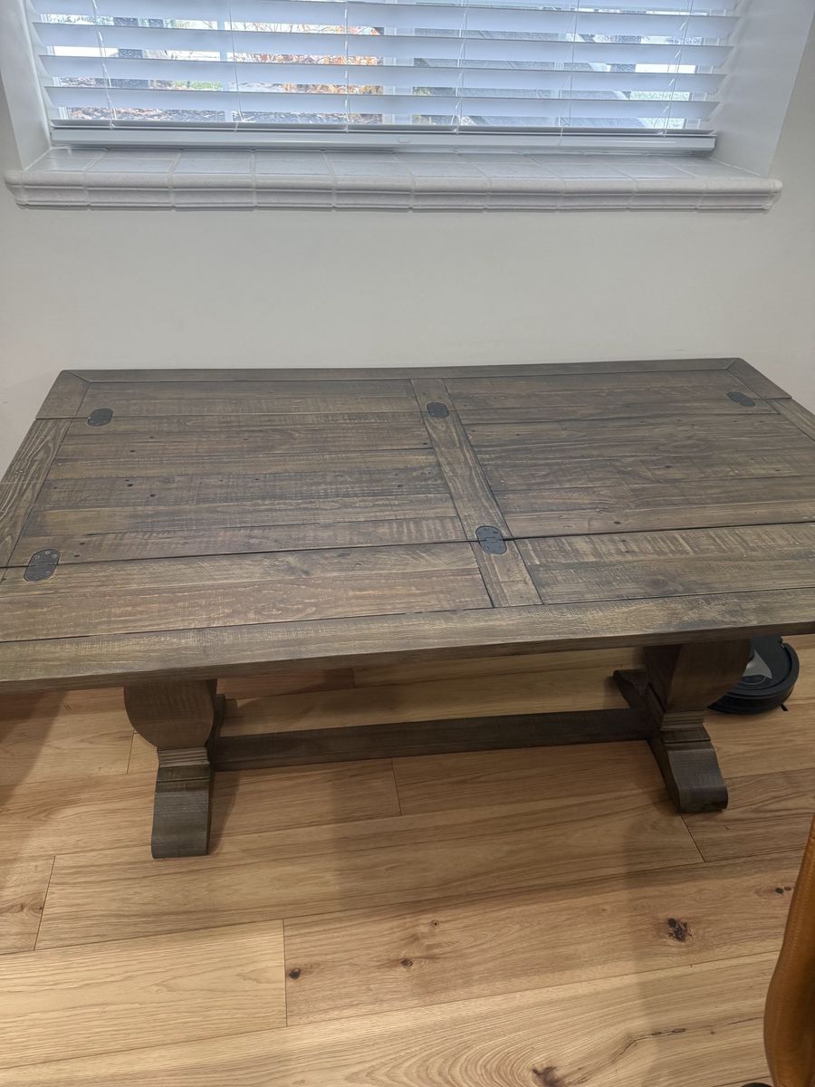 Sarcoline SolId Wood Flip-Top Sofa Console Table