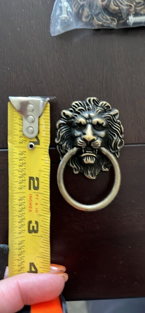 Lion Head Door Or Drawer Handles / Pulls