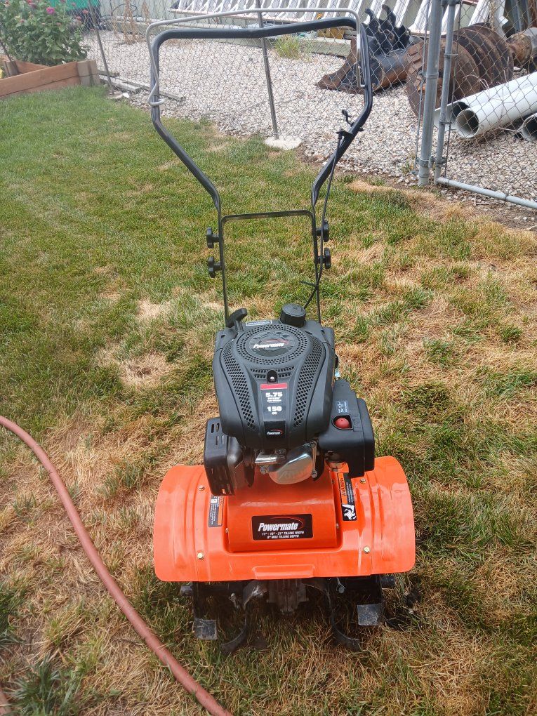 Powermate 150cc 5.75 Ft-Lbs Gas Front Tine Garden Tiller