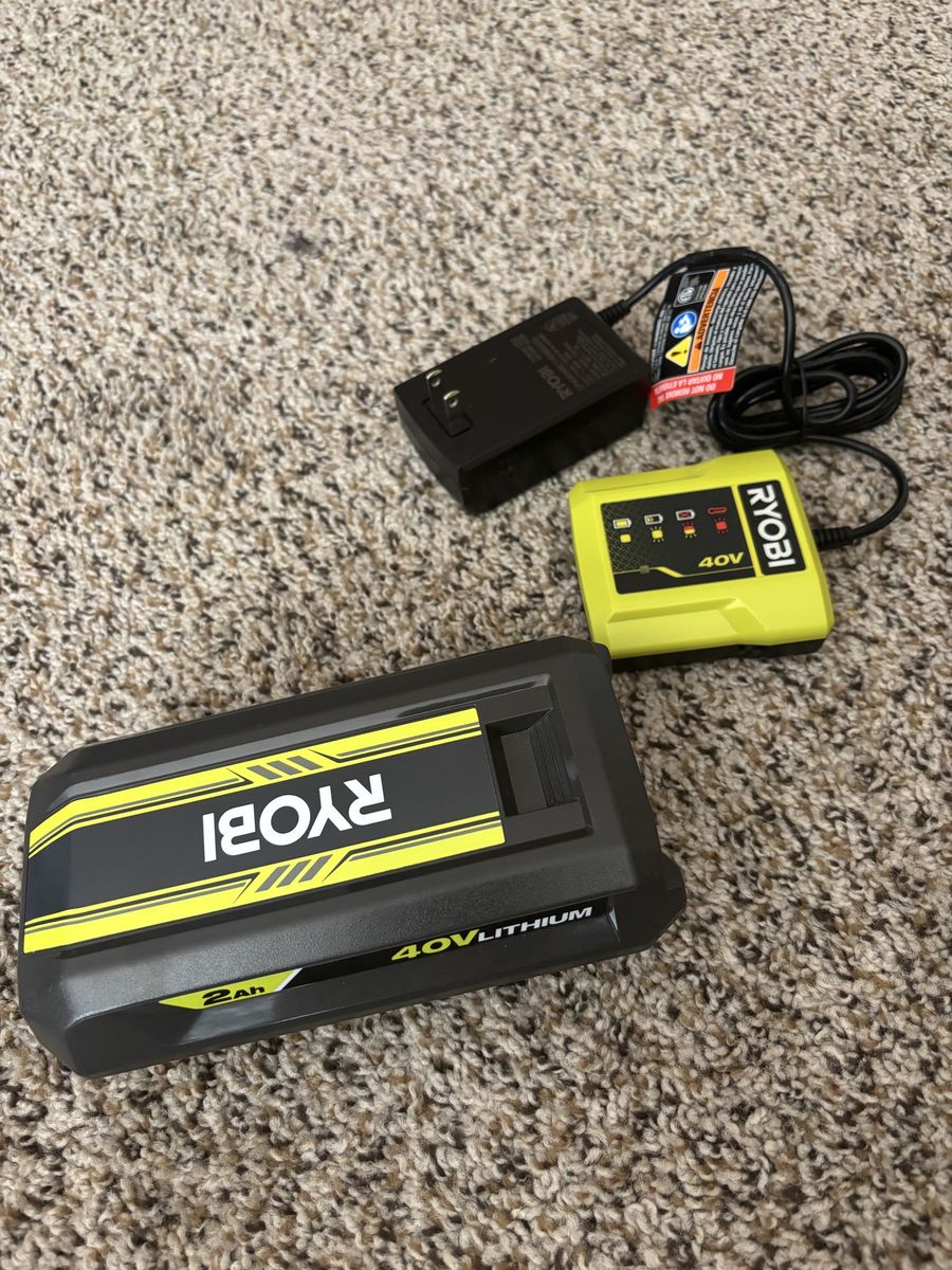 RYOBI 40V 2Ah Battery & Charger