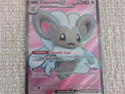 Cinccino EX Chaos Rising Ultra Rare Holo 105/086