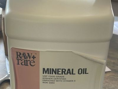 Raw + Rare Mineral Oil USP Food Grade Enriched with Vitamin E - 1 Gallon