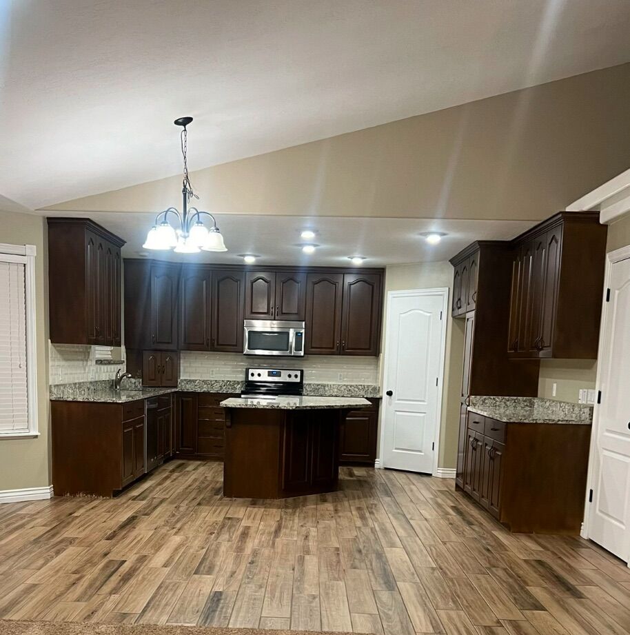 Full Kitchen Maple Cabinets