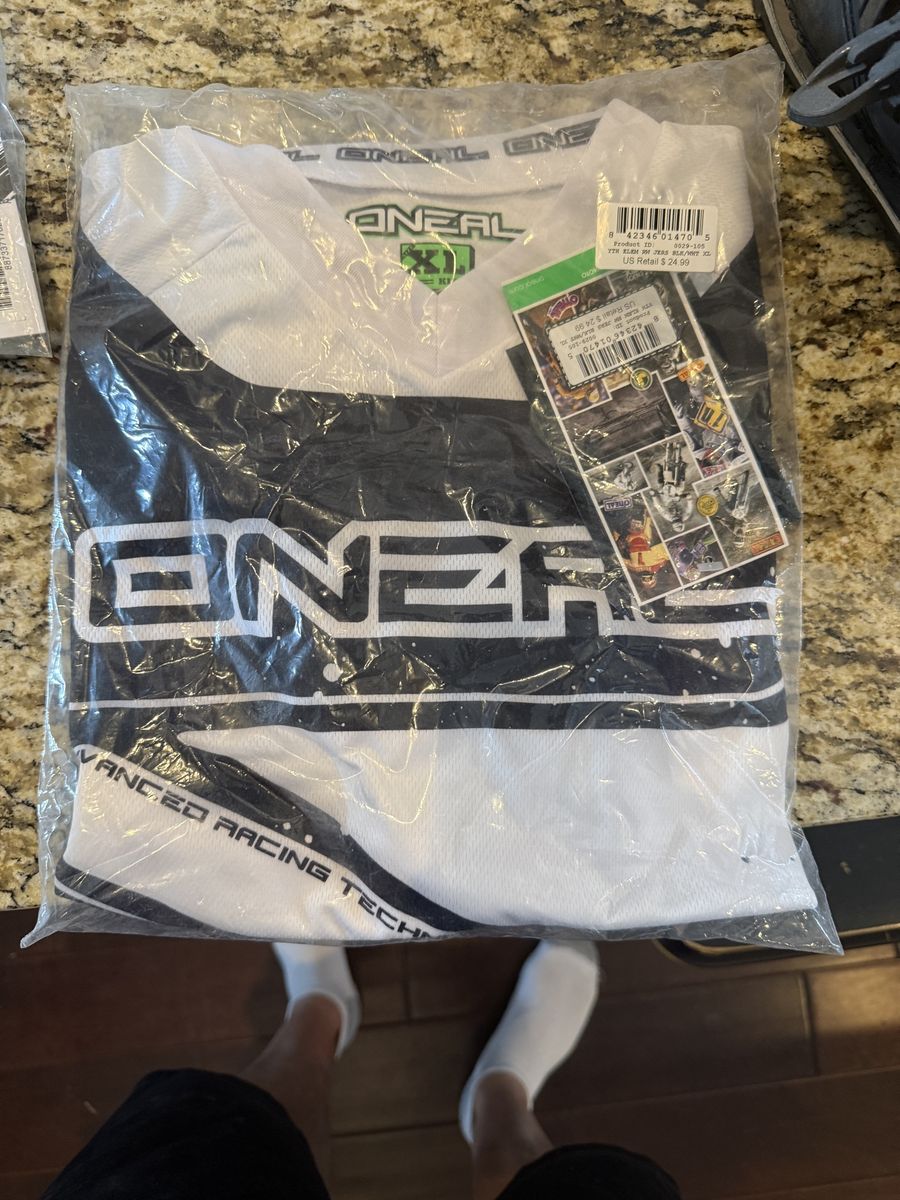 O'Neal Element Youth Motocross Jersey - Black/White, Size XL