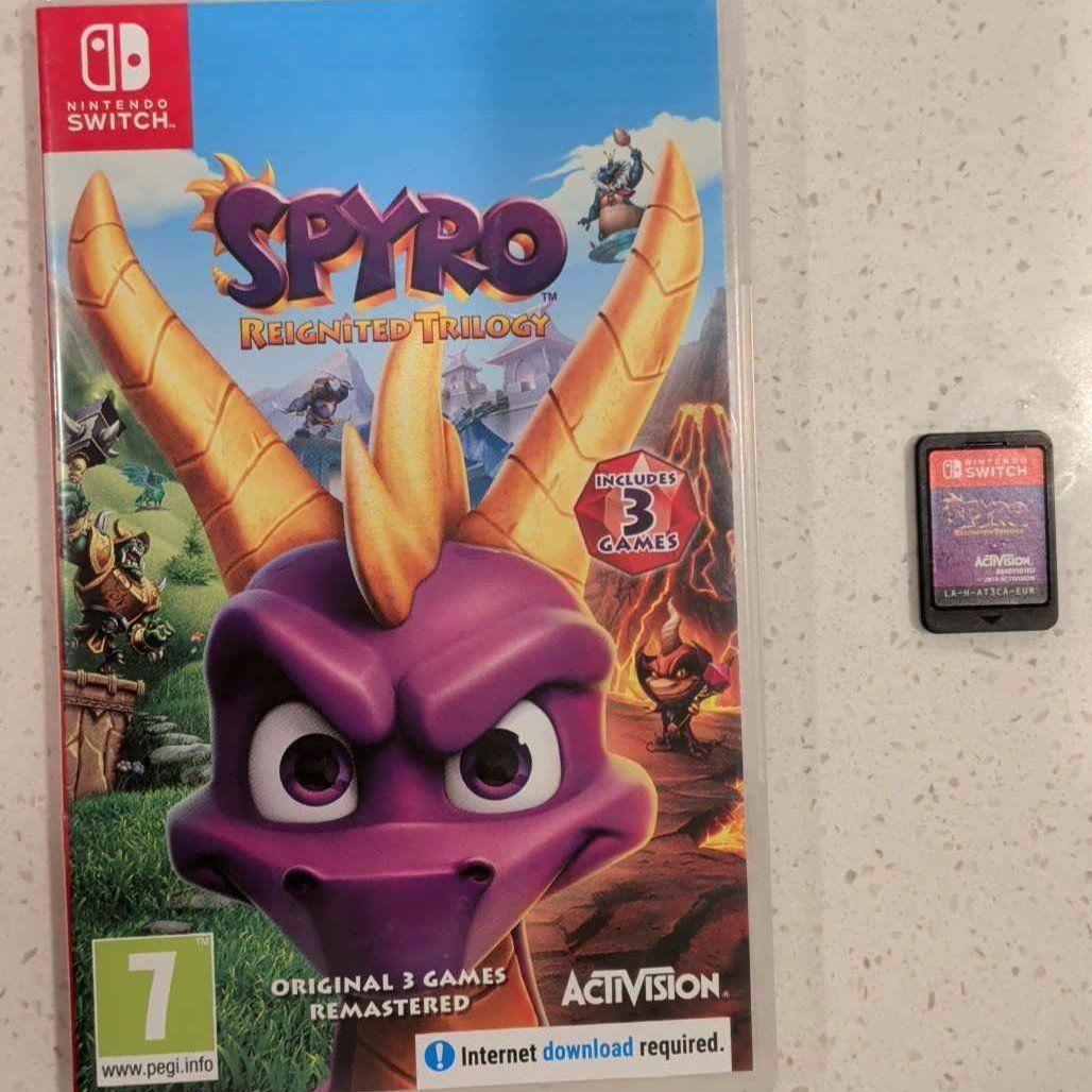 Nintendo Switch Spyro Reignited Trilogy – W/ case