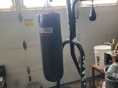 Ringside 200 lb Heavybag Punching Bag with Stand & Speed Bag