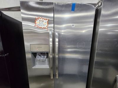 BRAND NEW! FRIGIDAIRE SIDE BY SIDE 26 CF FRIDGE