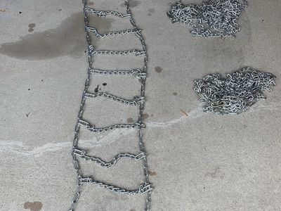 Snow Chains for Tires - Various Sizes and Brands